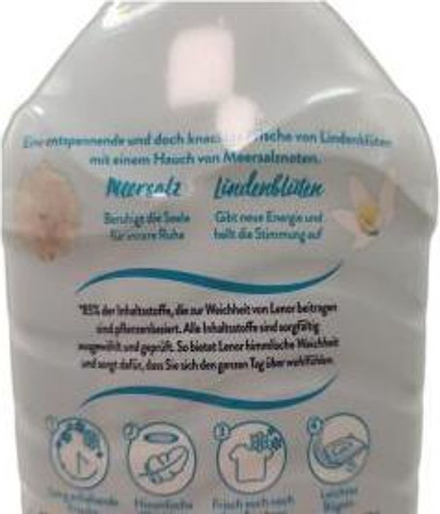 Lenor Weichspüler LINDENBLÜTE + MEERSALZ 0,8L 32 Wäschen Produktbild 3