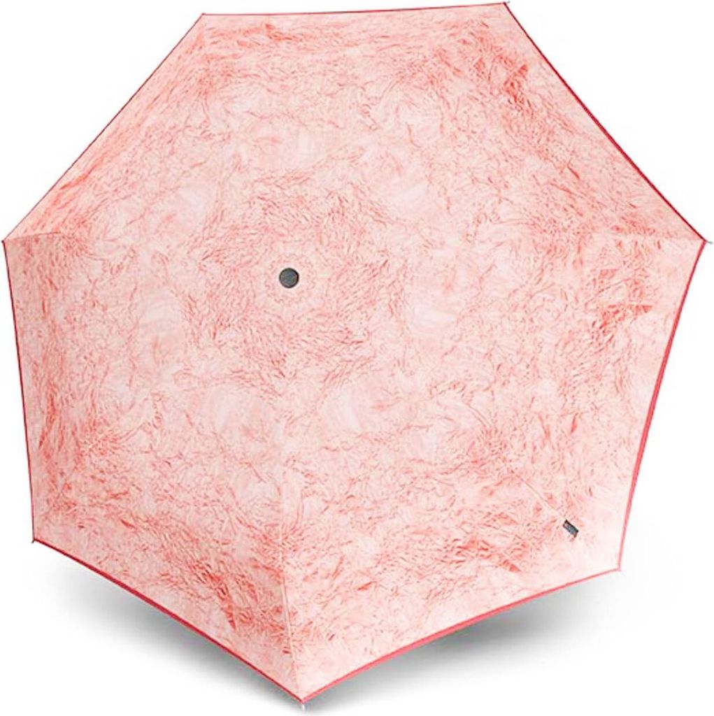 Knirps Taschenregenschirm Regenschirm T.050 Medium Manual Glacier Fire rot