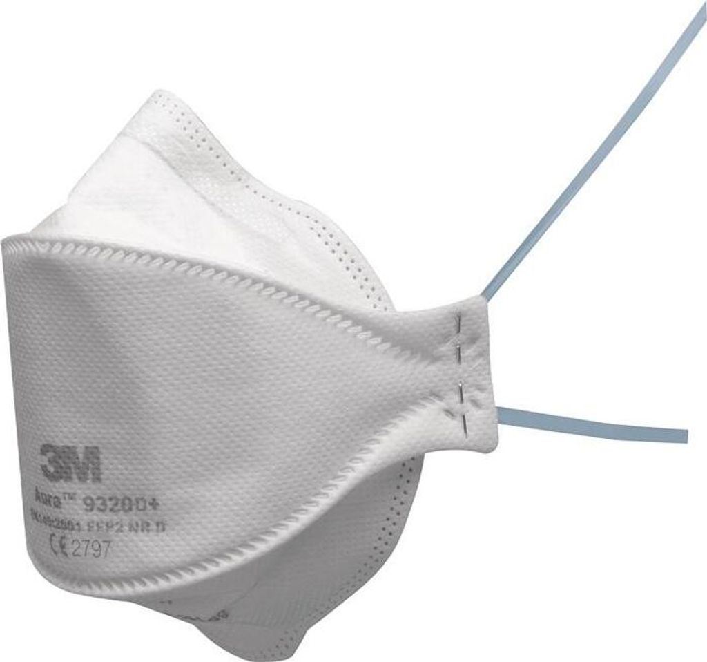 Atemschutzmaske 9320D+ FFP2 / NR D ohne Ventil Produktbild 