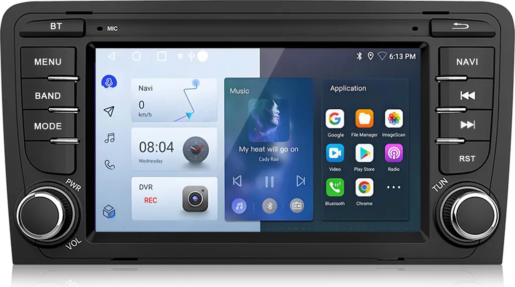 Autoradio Audi A3 Android 13 CarPlay Wireless | Speciale 8P/S3