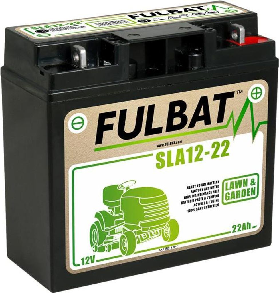 22Ah FULBAT SLA12-22 batteria /182x77x168/ +destra senza Immagine del prodotto 