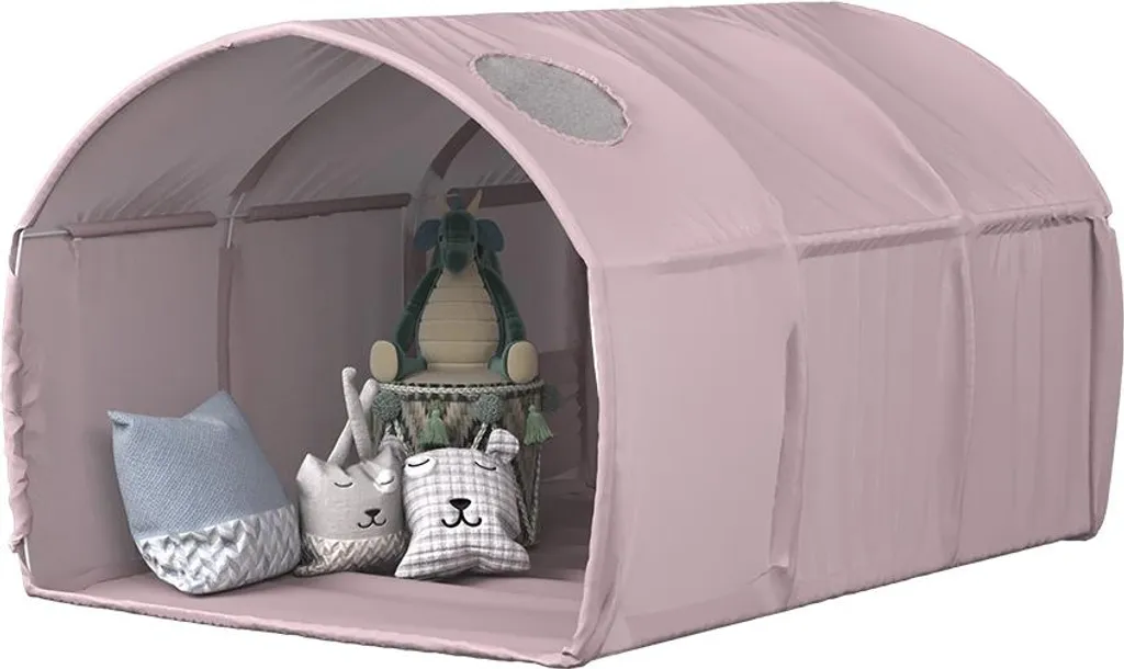 Tente tunnel de jeu intérieure rose pour cabane d'enfant Kubby - 5