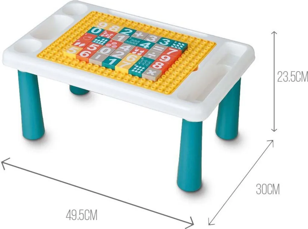 Table de Jeu Multifonctionnelle Giros Golden avec 38 Accessoires Inclus