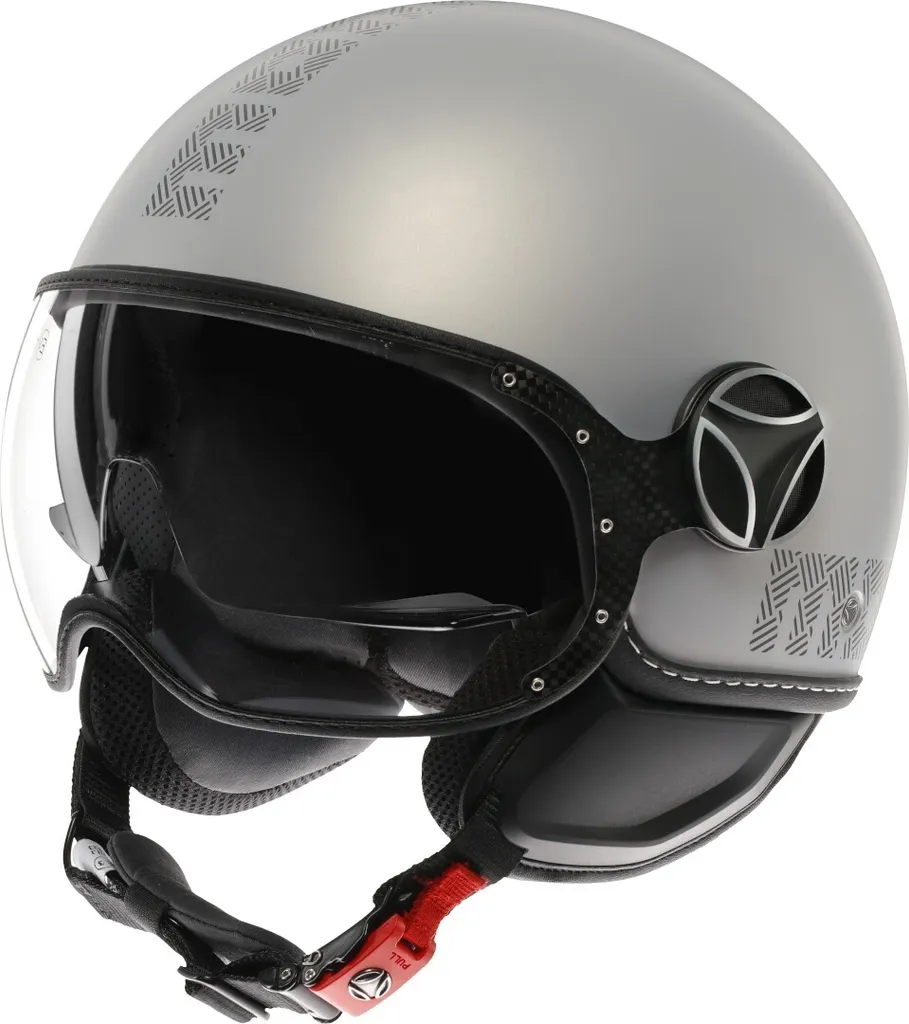 MOMO FGTR Evo Hip Casque Jet Gris Mat XS 53/54 - Design Urbain