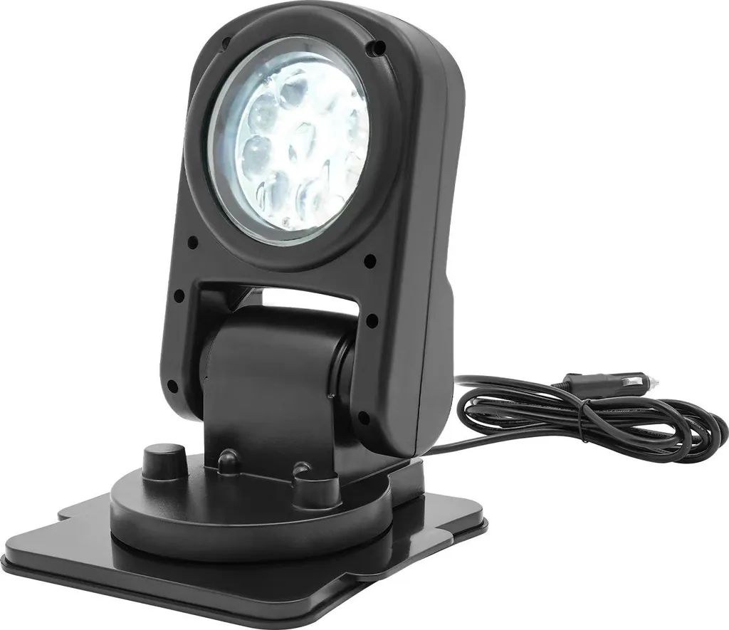Projecteur LED 45W 12/24V 8000 lm Blanc avec Télécommande pour Bateau