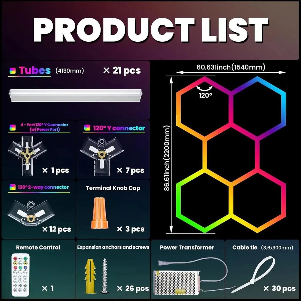 Plafonnier LED Dimmable 2000 lm Bleu - Éclairage Intelligent via App - 3