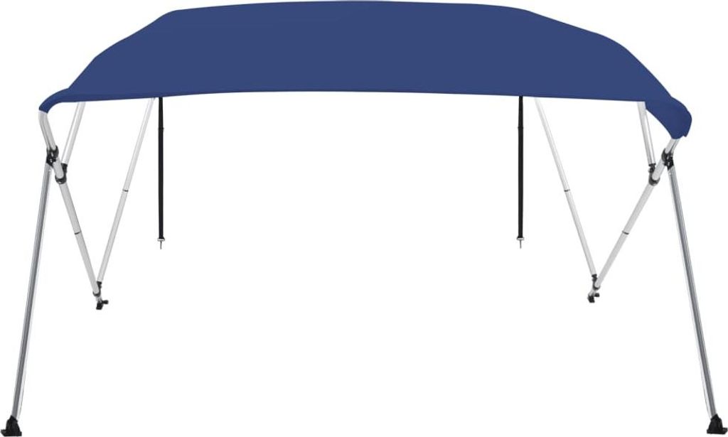 vidaXL 4-Bow Bimini Top Blau 243x210x137 cm
