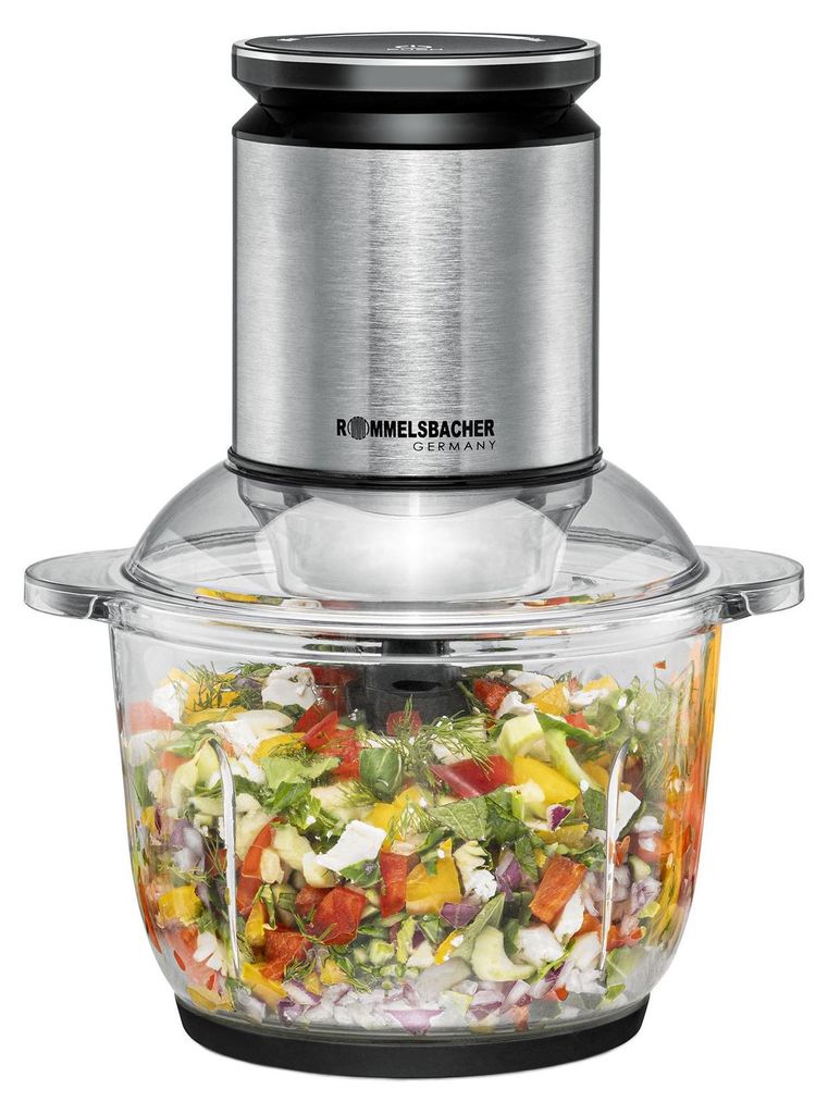 Rommelsbacher MZ 600, 2 l, Schwarz, Edelstahl, Glas, Produktbild 