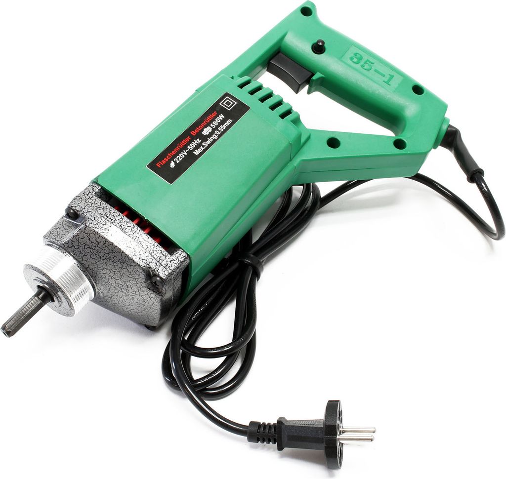 Wiltec Elektro Einhand Betonrüttler 580W, Betonverdichter Produktbild 