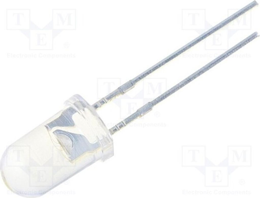 2x LED kaltweiß bipolar 20mA 5mm 2,9÷3,6V 10000mcd 15° LED AC OSWWY25111E LED Dio