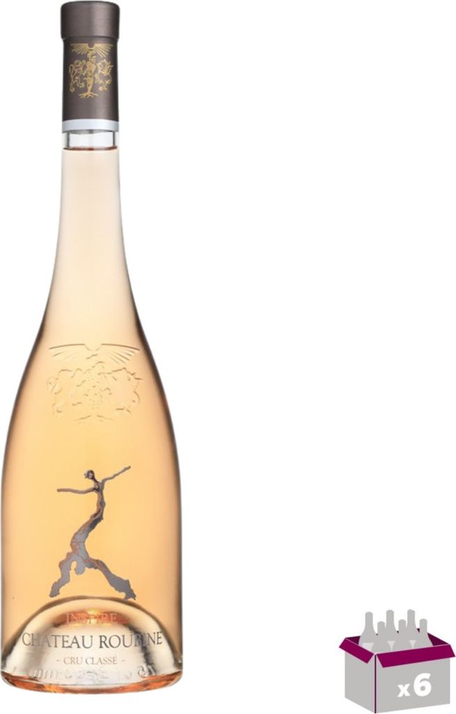 6 Chateau Roubine Cuvee Inspire rose 2024 Organic - AOP Cotes de Provence Cru classe – 6x75cL
