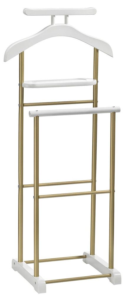 Appendiabiti da uomo MEDINA, bianco/oro, con appendi Immagine del prodotto 