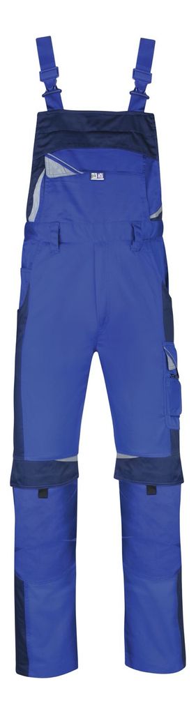 BESTWORK Latzhose kornblau/hydron, Gr. 050 - PKA Klöcker