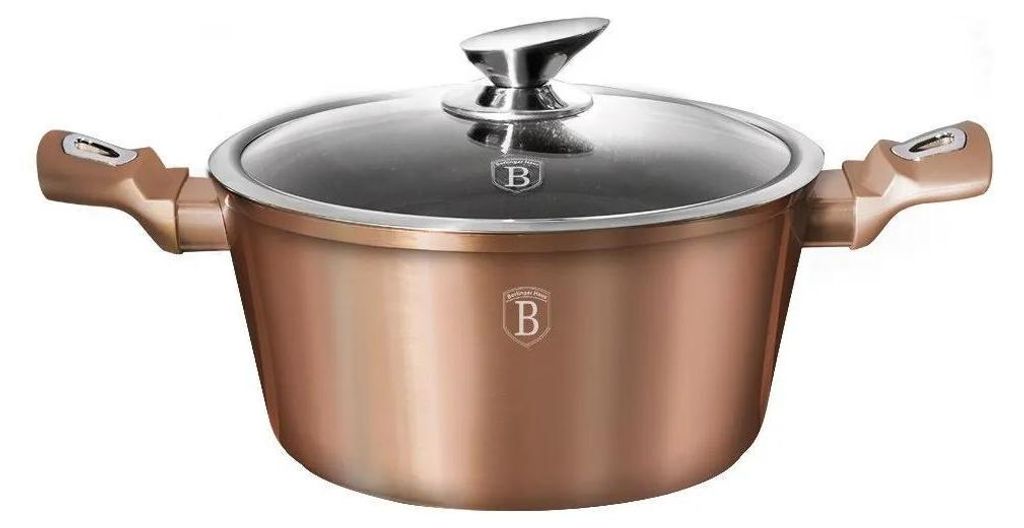 Berlinger Haus Granitkochtopf BH-1515 24cm Rose Gold Produktbild 