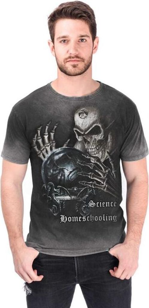 Alchemy England T-Shirt Herren Homeschooling Man`s T-Shirt grau XL