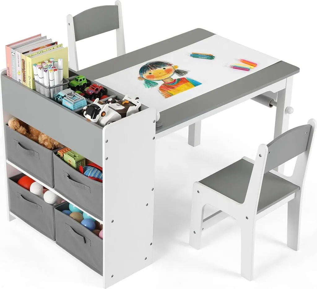 Table enfant stable et robuste 100kg pour stopper le désordre au sol