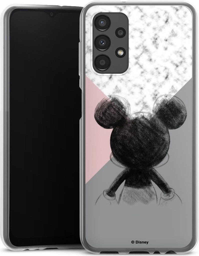 DeinDesign Handyhülle für Samsung Galaxy A13 4G Silikon Hülle Case Smartphone Schutzhülle Disney Marmor Mickey Mouse