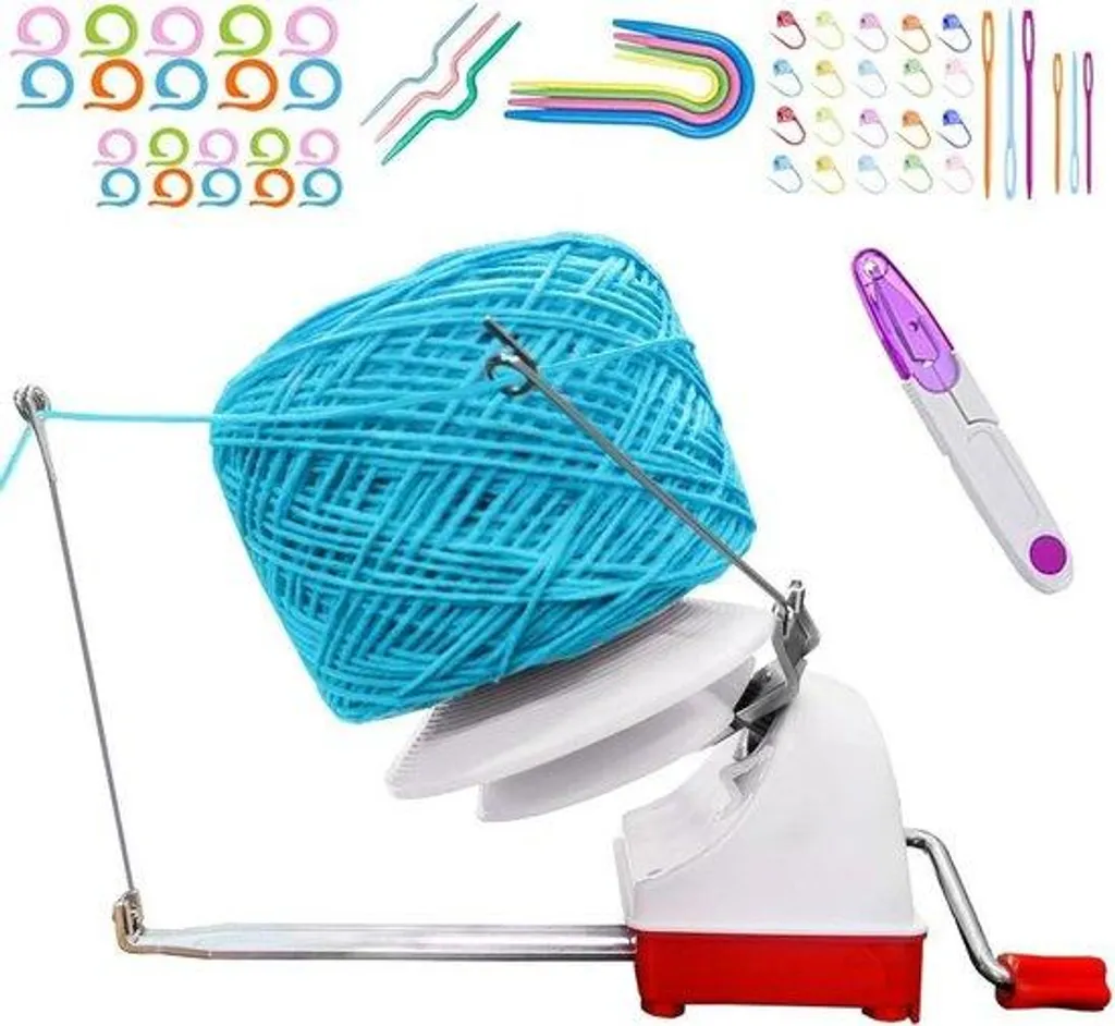 Appareil pour Faire des Pelotes de Laine - Kit Complet avec 53 Aiguilles