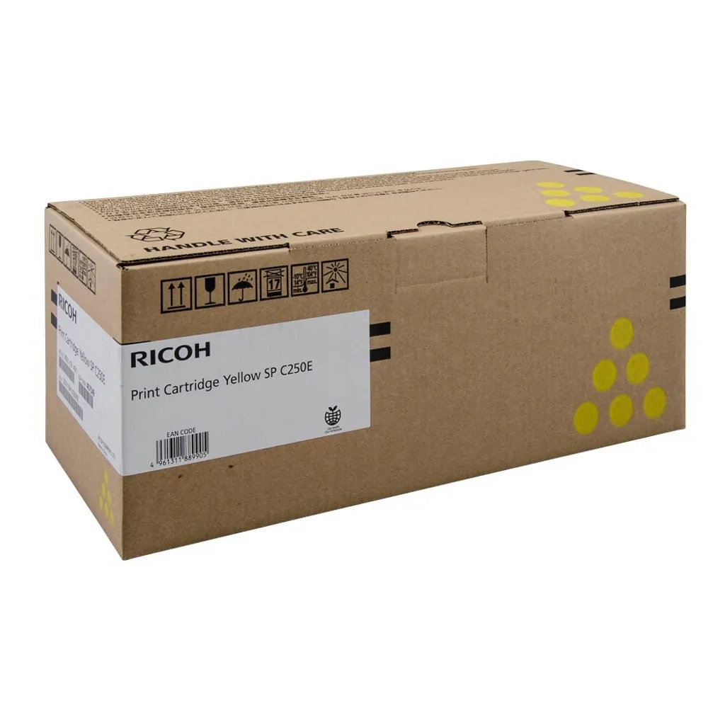 Consommable Ricoh Jaune Original 19.37g pour Documents Couleur Nets - 9