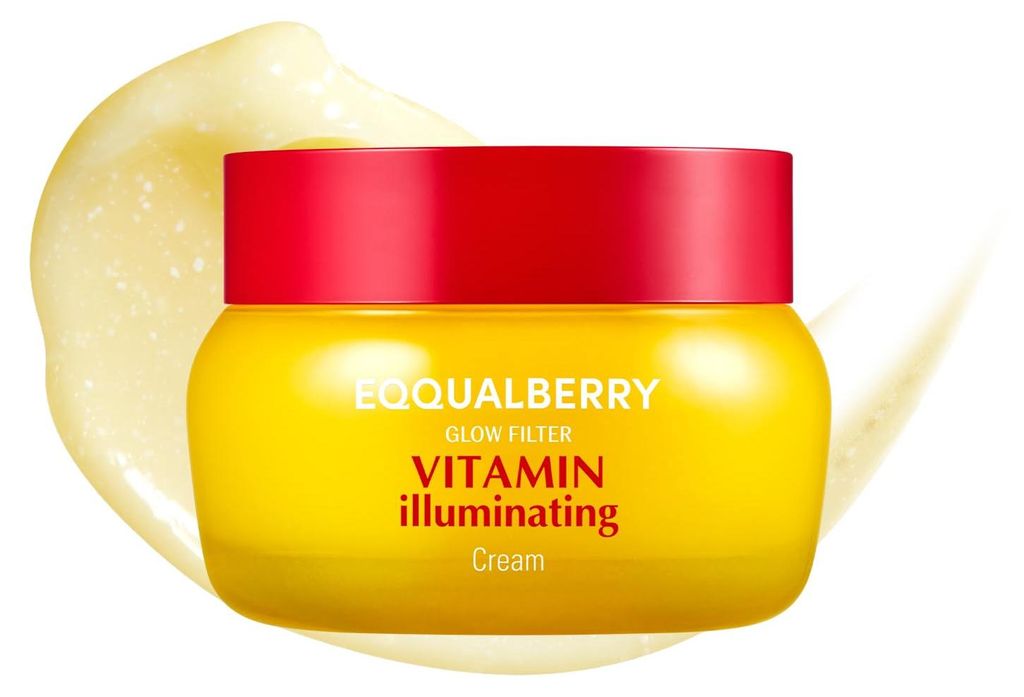 EQQUALBERRY Vitamin Illuminating Cream 50ml – Vitamin C Gesichtscreme mit Niacinamide & Tranexamic Acid, Glow Moisturizer für ebenmäßige Haut,...