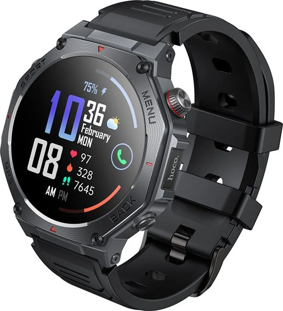Montre Connectée GPS Hoco Y37 Finissez-en avec les Appels Manqués en Sport