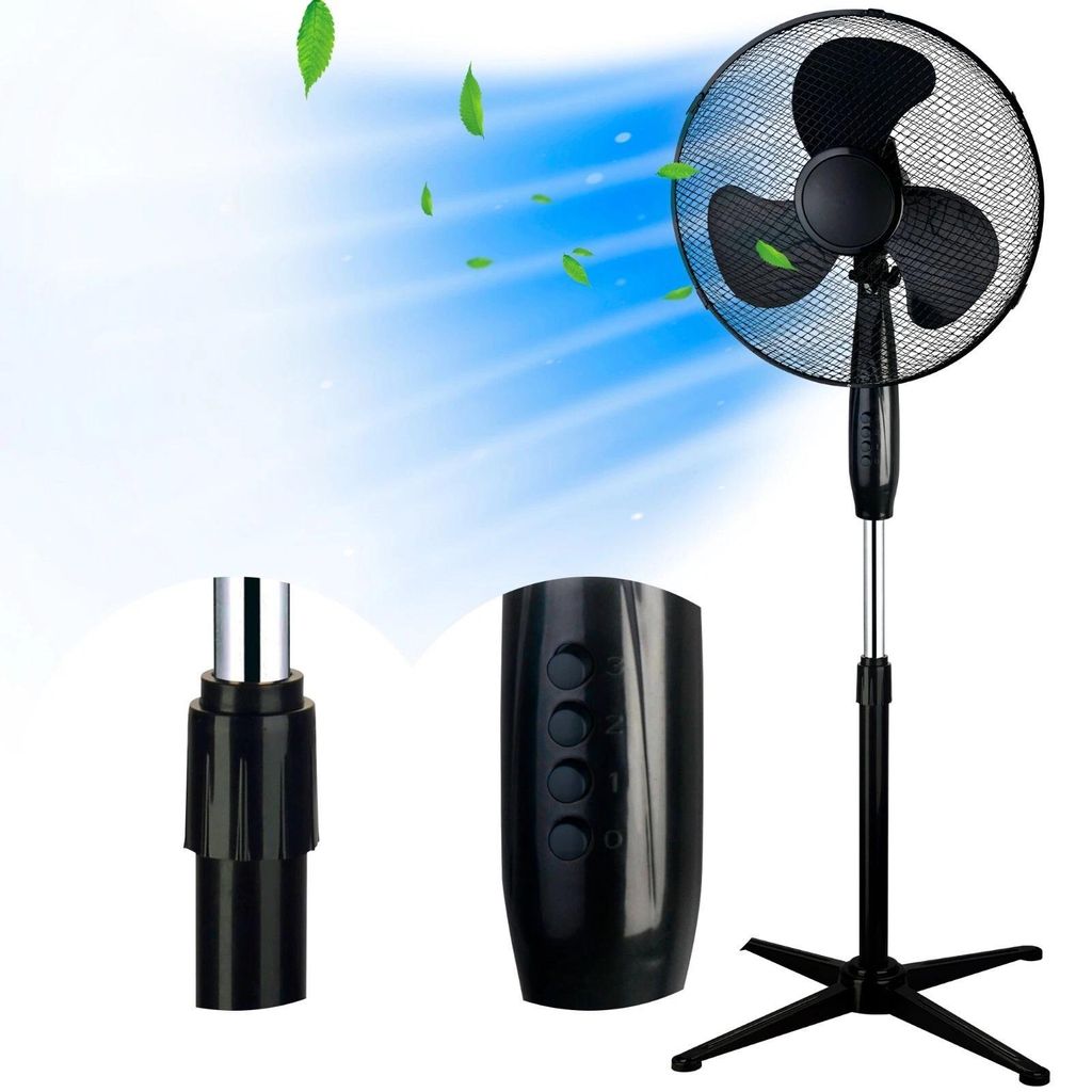 EXTRALINK stojanový ventilátor, ventilátor s 3 rýchlostnými Obrázok produktu 