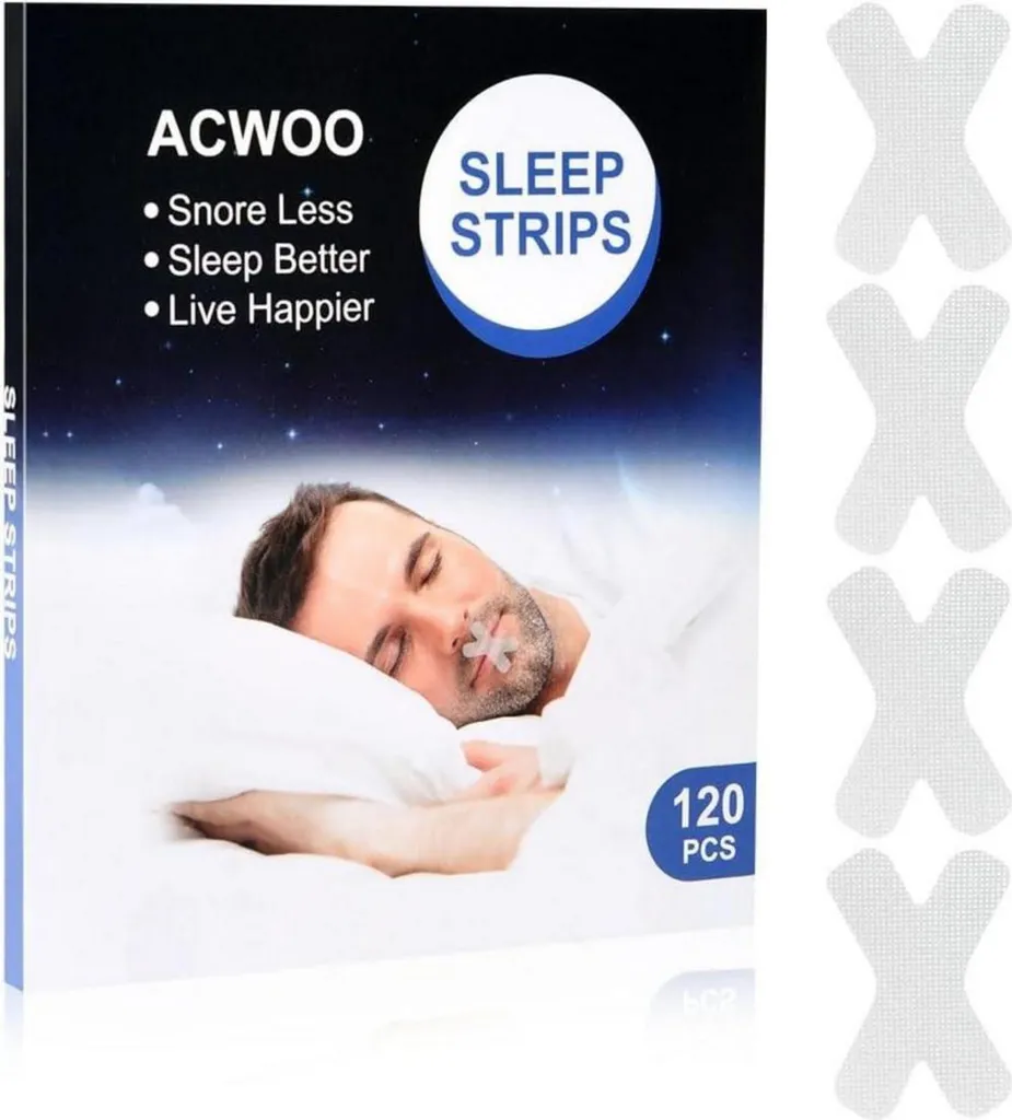 Bande Buccale Anti-Ronflement Hypoallergénique Pack de 120 Patchs Pro - 8