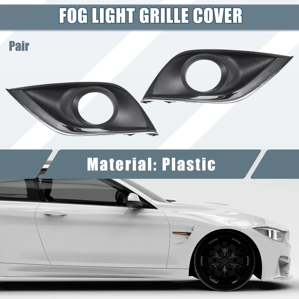 Grille Antibrouillard Nissan Versa pour Remplacement Pare-chocs Avant - 2 Unités