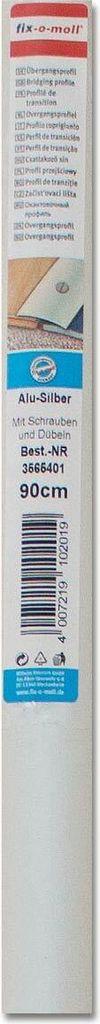 Übergangsprofil Aluminium fix-o-moll 90cm x 28mm alu-natur