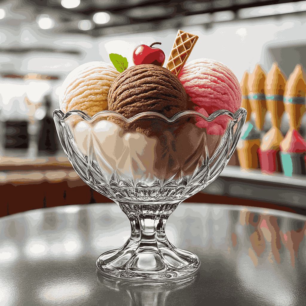 CRISTALICA Eisschale 260ml | Glas Riviera Transparent Gelato