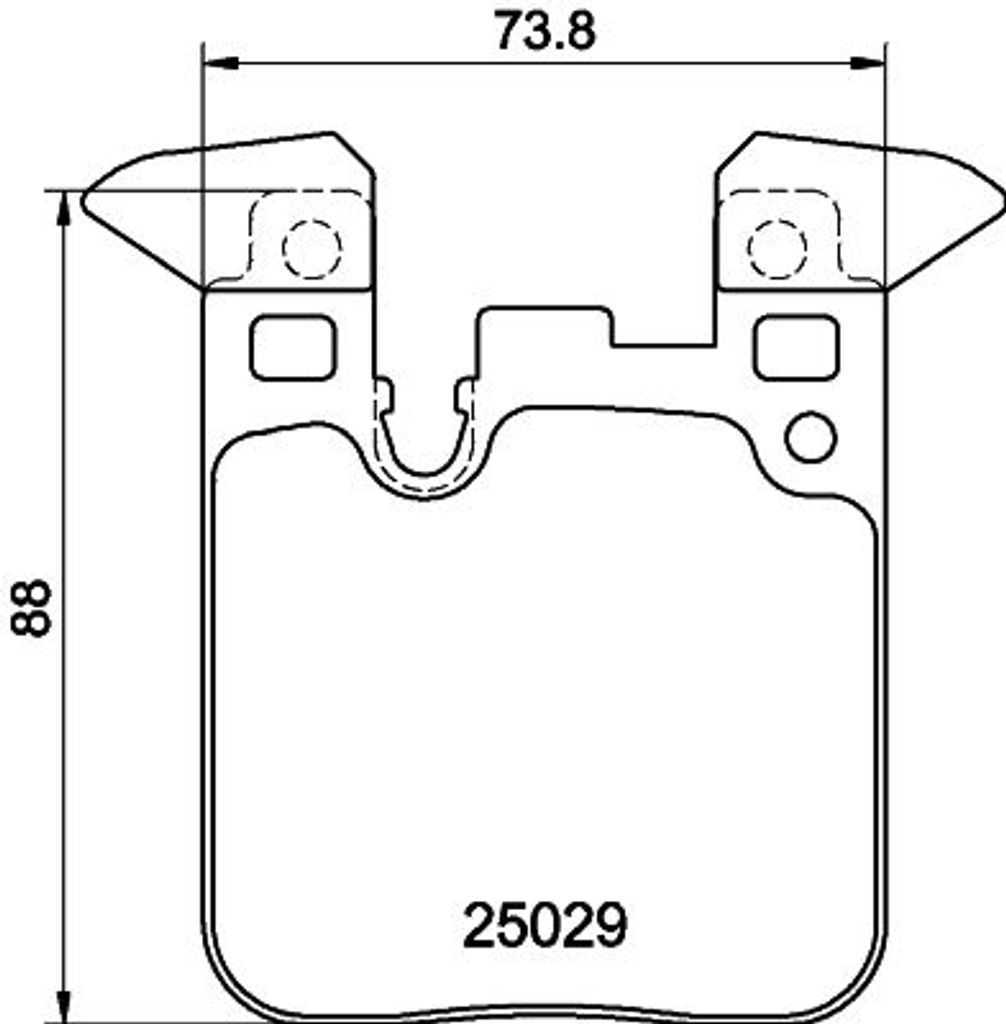 HELLA Bremsbeläge Bremsklötze 8DB 355 021-341
