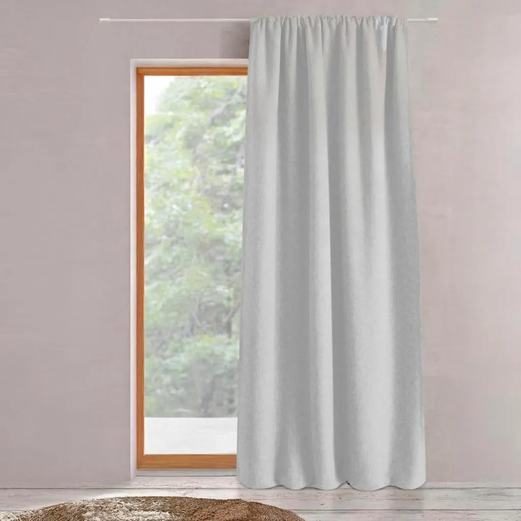 Rideau blanc 140x280cm : solution pour fenêtres hautes et vis-à-vis