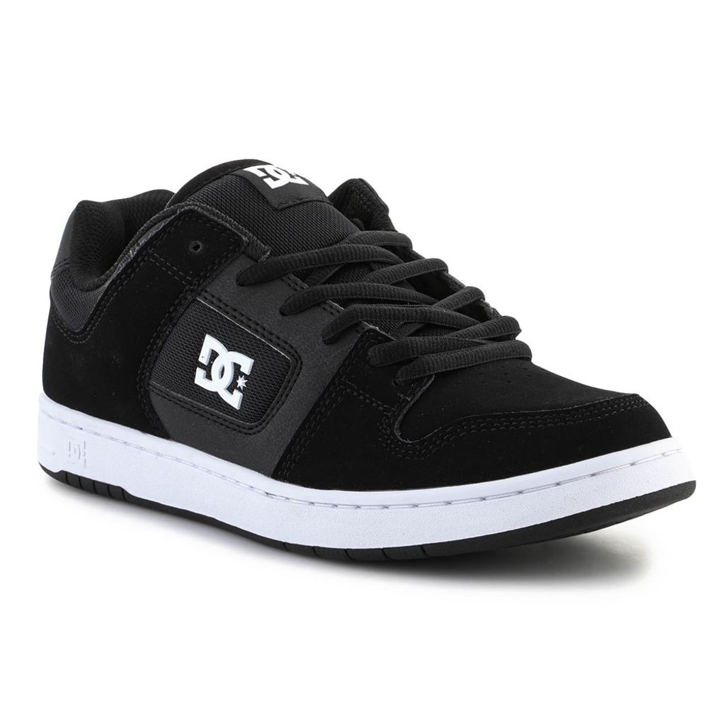 DC Shoes Manteca 4 Herren Schnürung Leder Court Turnschuhe Schwarz Weiß – 11 Großbritannien - 46 EU - 12 US / Schwarz-Weiss