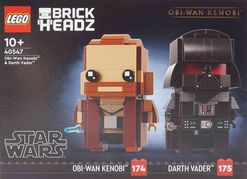 LEGO® BrickHeadz 40547 Obi-Wan Kenobi™ & Dark Vador™ Image du produit 