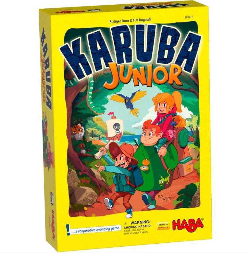 Haba Karuba Junior Kinderspiel – Kooperatives Legespiel für Produktbild 