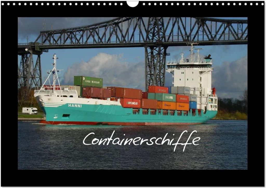 Containerschiffe (Wandkalender 2026 DIN A3 quer), CALVENDO Monatskalender