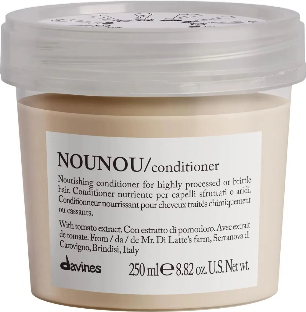 Davines NOUNOU Conditionneur Hydratant Cheveux Secs et Traités 250ml