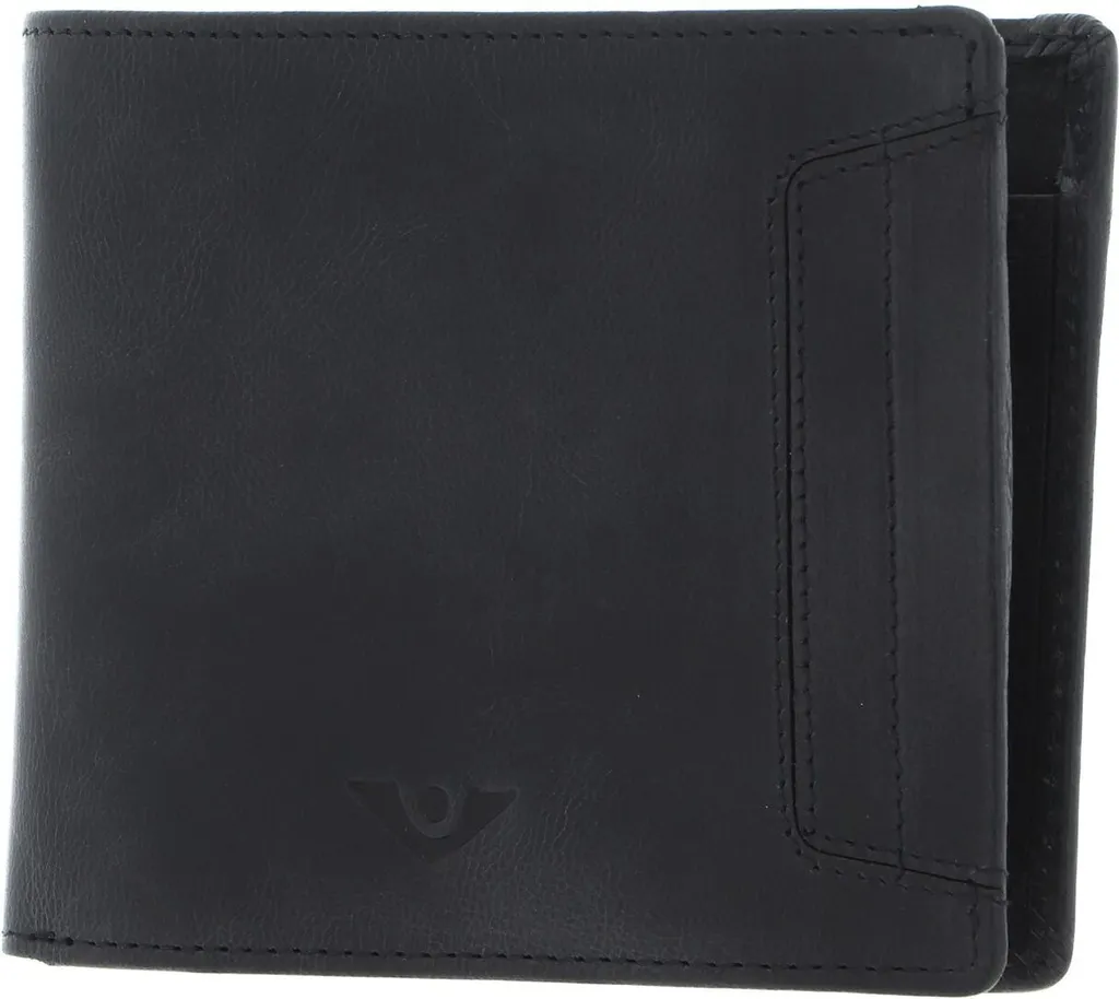 VOi City Cowboy Nemo Wallet Black - Portafoglio in Vera Pelle Nero