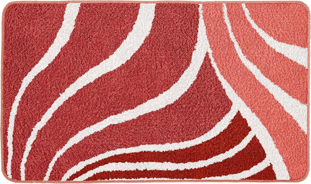 Kleine Wolke Badteppich FLAME Marsala 80 x 140 cm