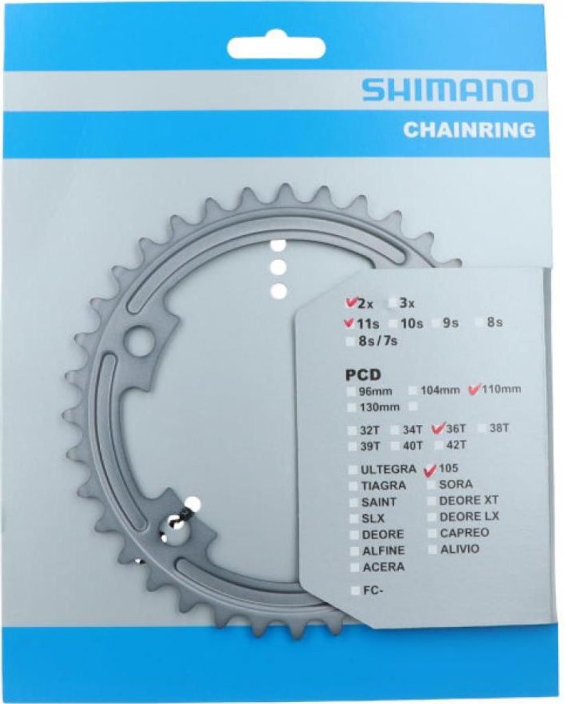 Shimano - Kettentop 36T 105 FC -R7000 - Silber