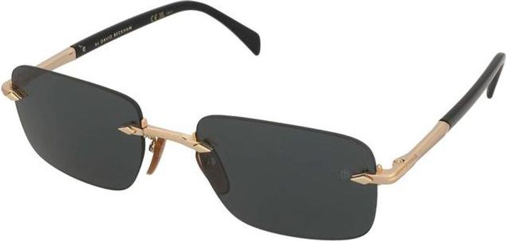 David Beckham DB 1195/S GOLD BLACK/GREY 57/20/145 Herrenbrillen Sonnenbrillen