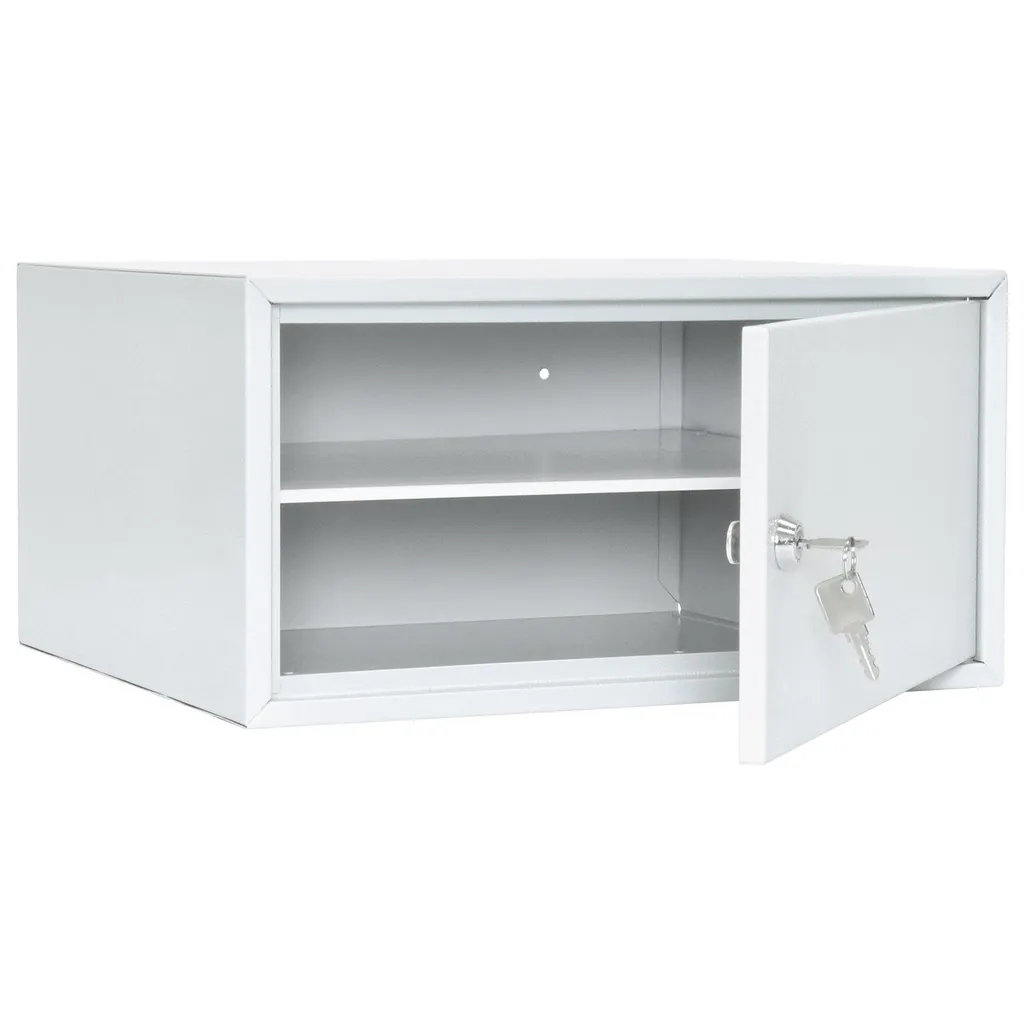 Coffret de sécurité pour documents et bijoux Home Case 4 gris clair