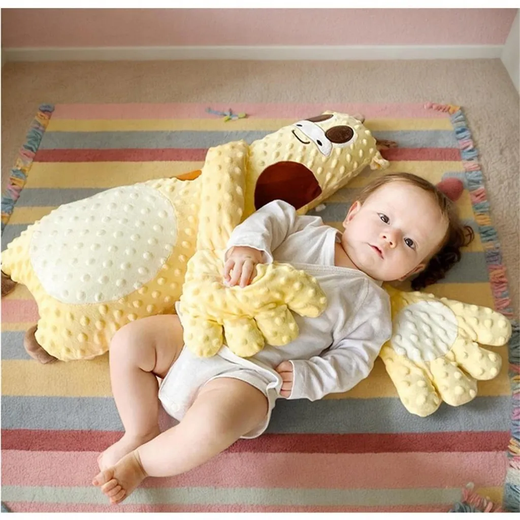 Peluche interactive Baby Sleeping Hand jaune : aide au sommeil bébé - 3