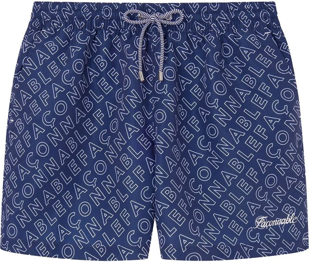 Maillot de bain short Façonnable Faco Bleu en taille M Homme