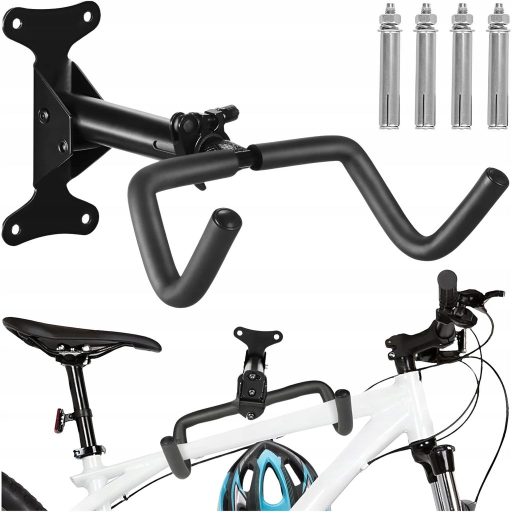 Fahrrad-Wandhalterung Klappbar & Verstellbar – Produktbild 
