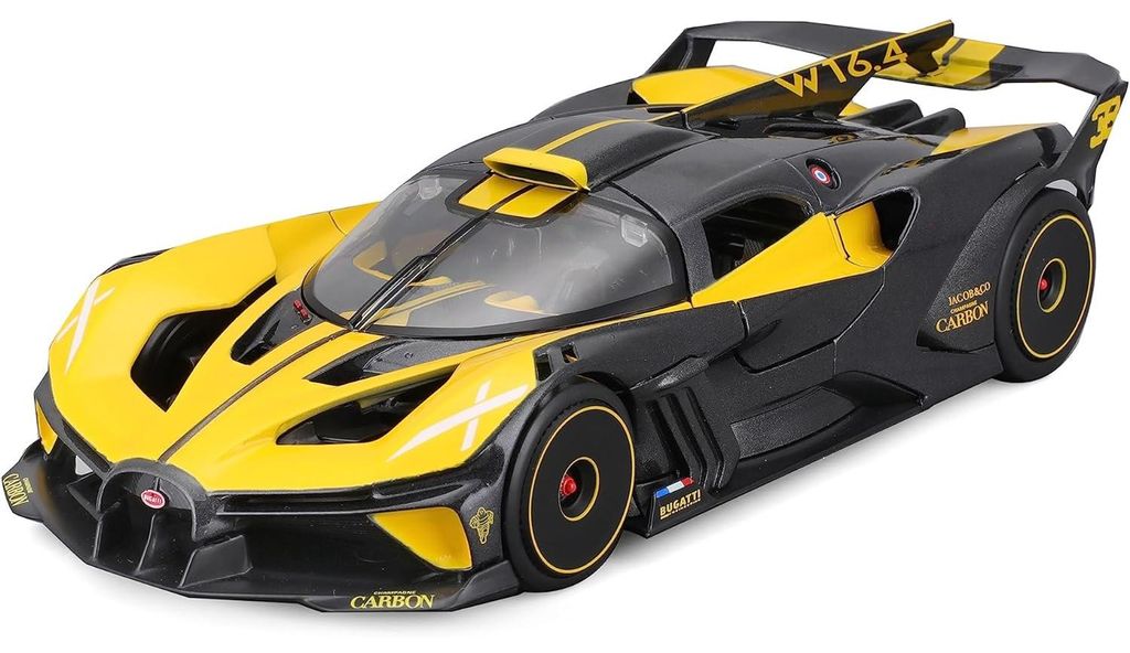 Maisto 32911 - Modellino auto - Bugatti Bolide (giallo, Immagine del prodotto 