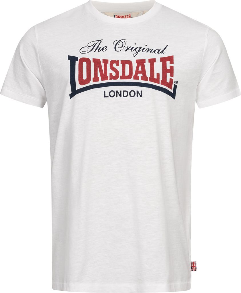 Lonsdale Aldingham Kurzarm-t-shirt Weiß L Mann Weiß L Produktbild 