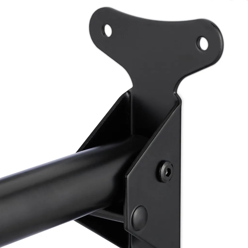 Support vélo mural pivotant à 180° - Structure pliable en acier noir - 6