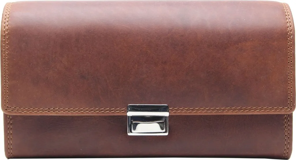 Esquire Dallas Portafoglio Professionale Cameriere Pelle Marrone