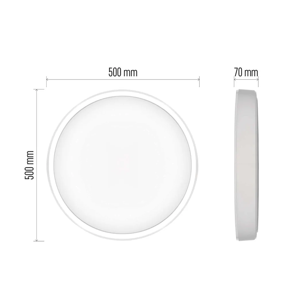 Plafonnier LED WiFi EMOS GoSmart ZM5192 45W 500mm Blanc Rond CCT - 16